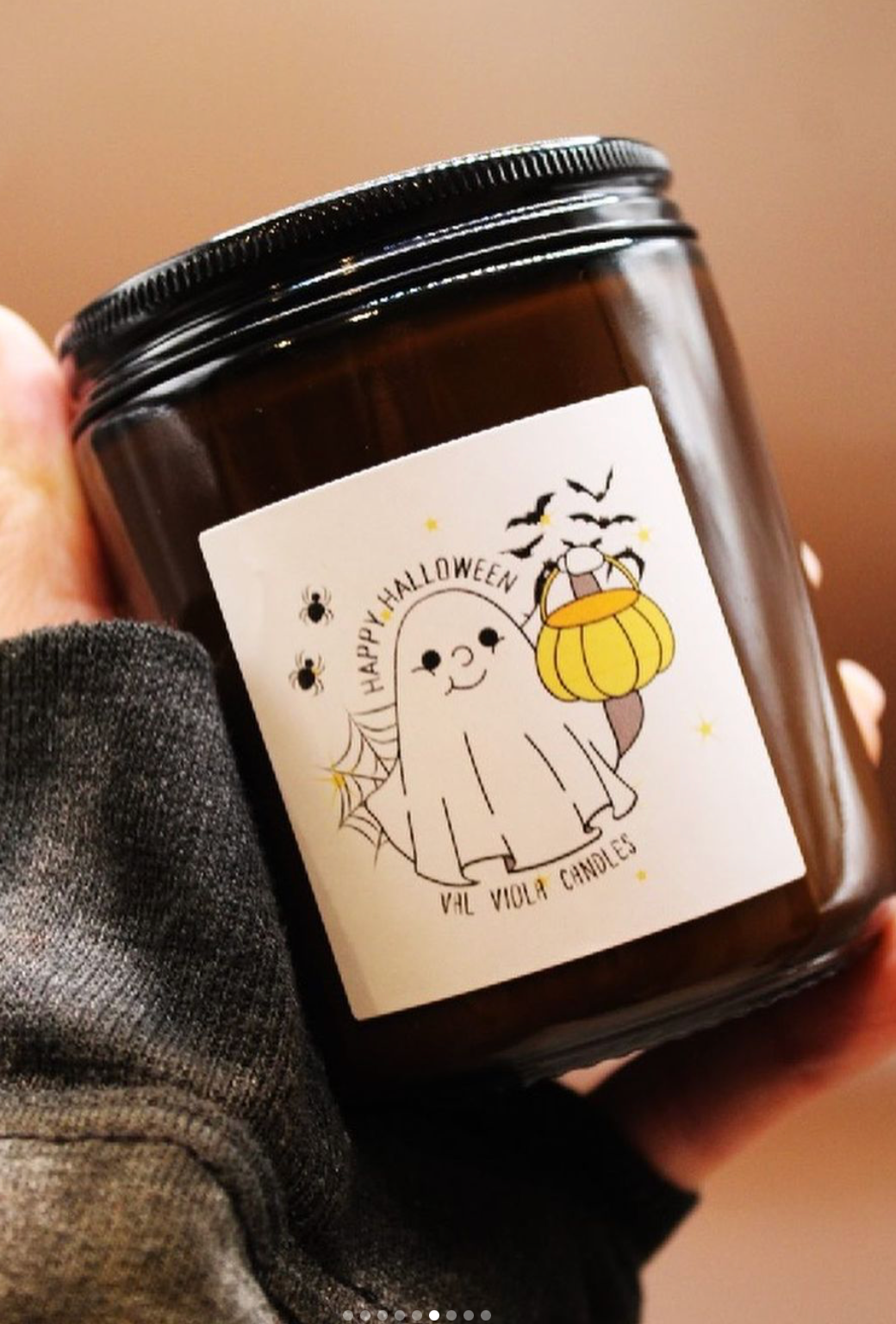 Val Viola Candles - Wholesale Jar/Filled Candle - Custom Candles |  Amber Jar Soy Wax Candles16