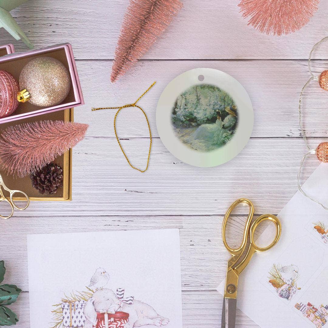 3dRose – wholesale Ornament – 3dRose, Delicious Solitude by Frank Bramley Impressionist , Ornament5