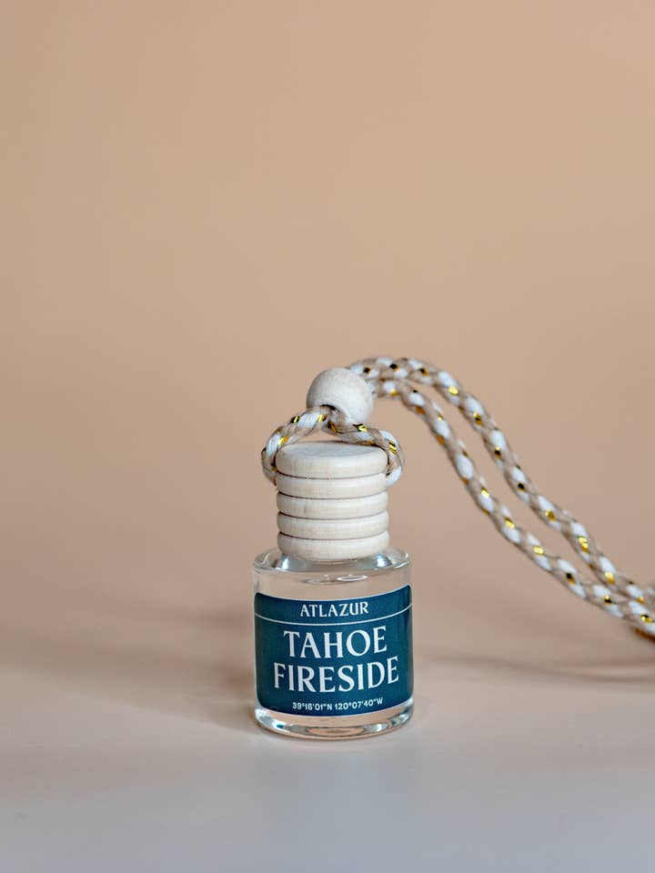 Tahoe Fireside Car Diffuser for wholesale by Atlazur