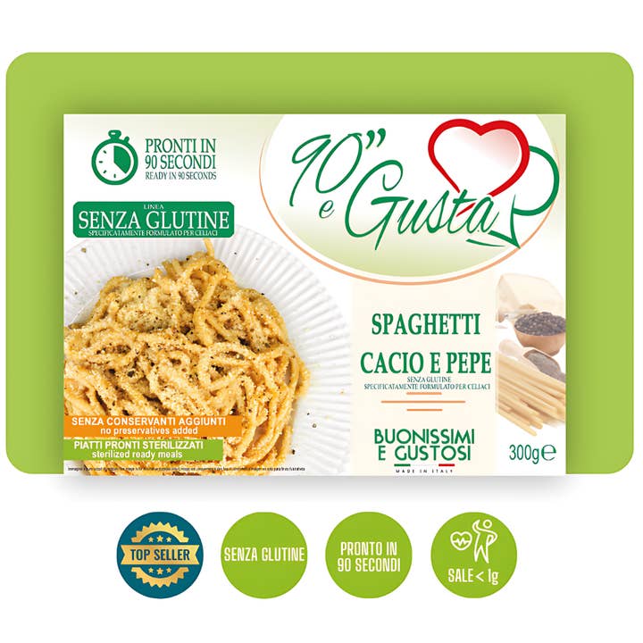 F.T.H. Food Technology Holding - Wholesale Pasta - Gluten-Free Spaghetti Cacio e Pepe - Classic Italian Pasta1