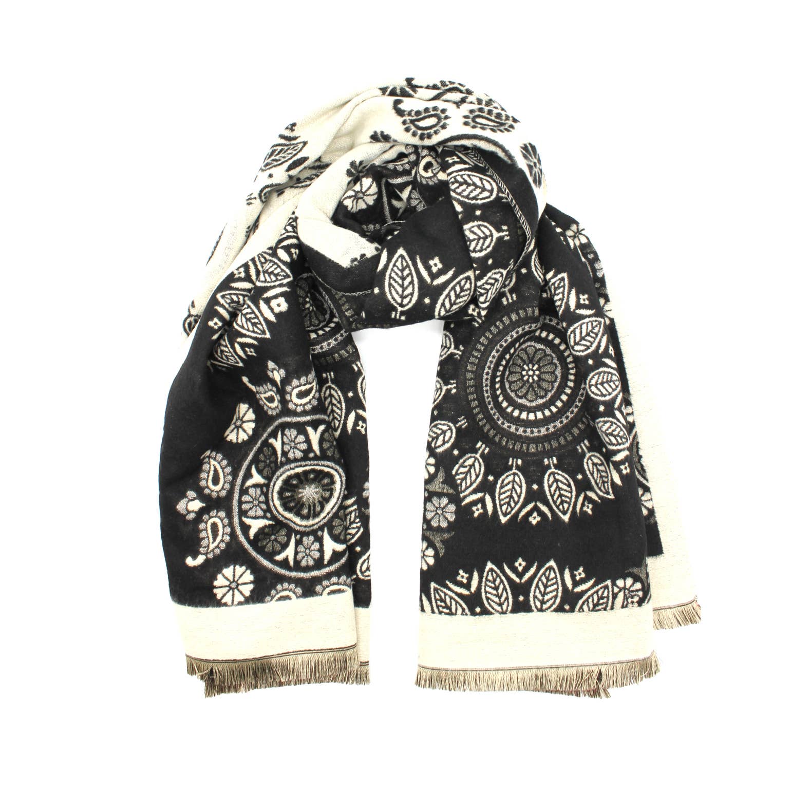 Vimoda - Wholesale Scarf - Women's - Thick floral print scarf0