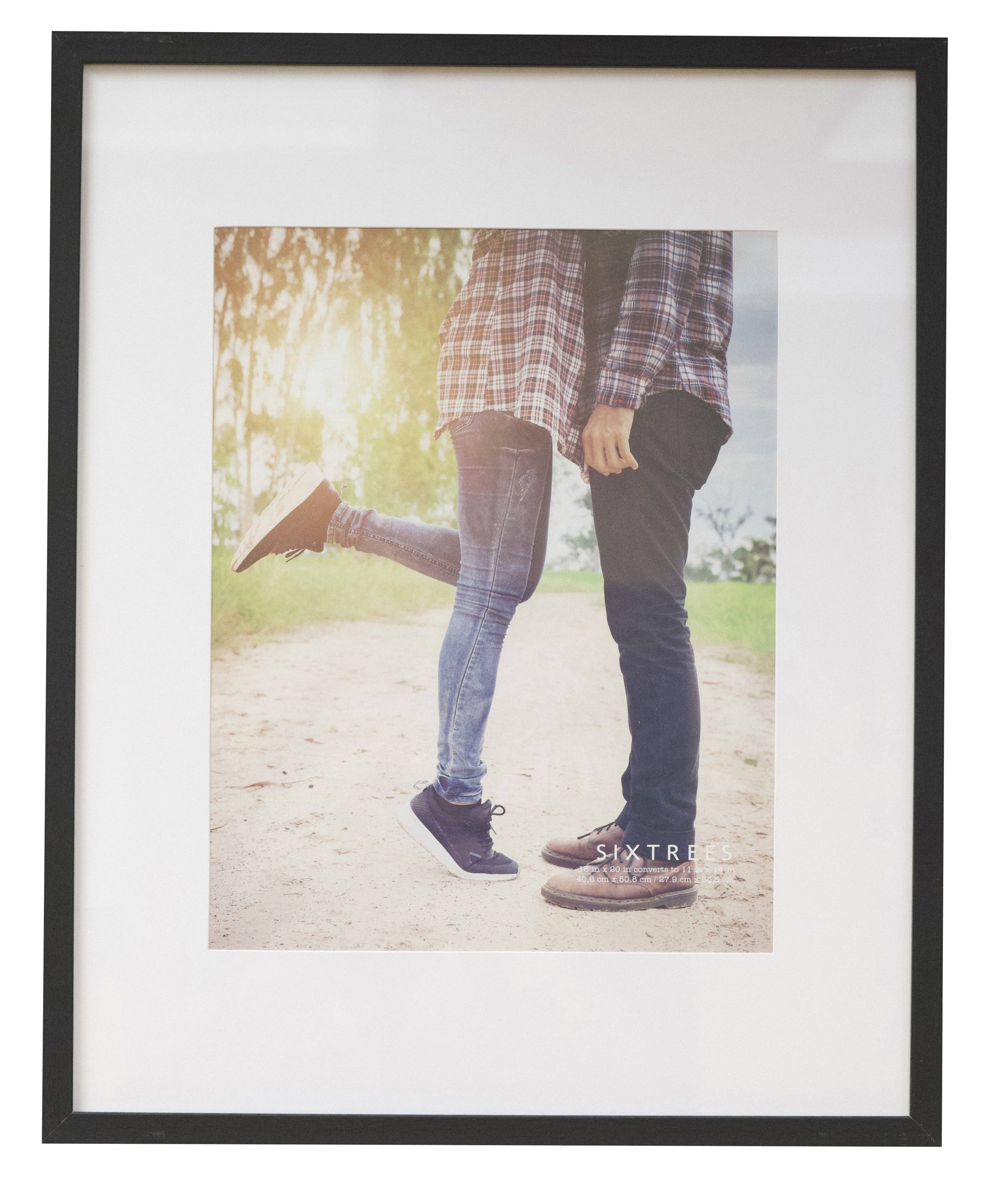 Sixtrees - Wholesale Picture Frame - Logan Picture Frame 11X14 Matted to an 8X10 - Available in B7