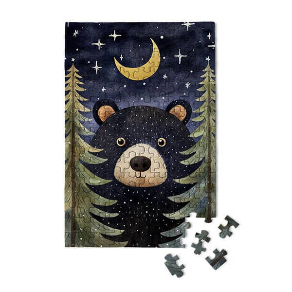 Micro Puzzles - Wholesale Puzzle - Adult - Forest Bear - wildlife souvenir gift mini jigsaw puzzle