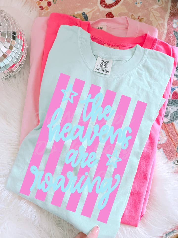 The Heavens Are Roaring Tee for wholesale by Downtown Darling Wholesale