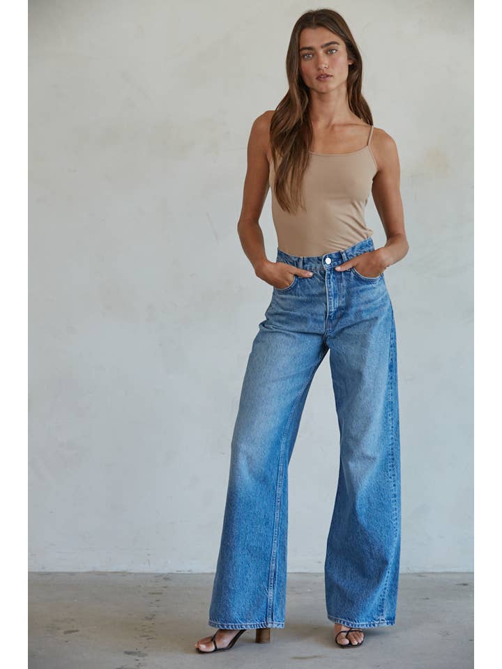 By Together - Wholesale Camisole - Women's - S1005-1 | Basic Full Length Cami