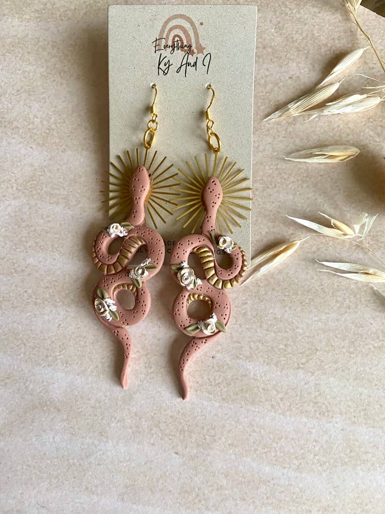 Everything Ky and I - Wholesale Dangle Earrings - Desert Goddess Snakes3