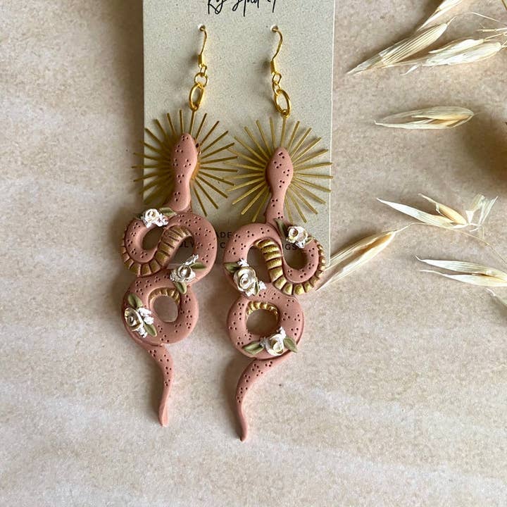 Everything Ky and I - Wholesale Dangle Earrings - Desert Goddess Snakes3