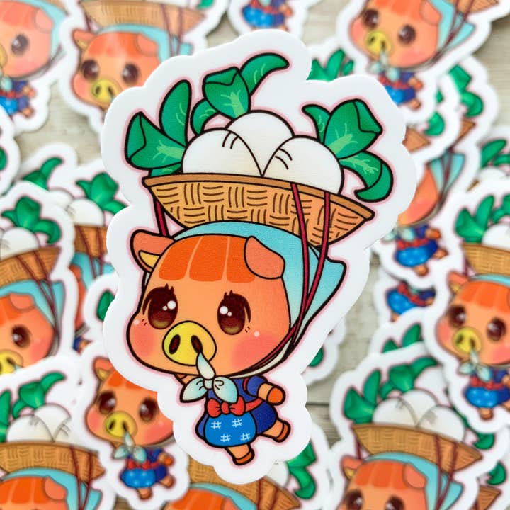 Trash Goblin - Wholesale Sticker - Daisy Mae Animal Crossing Vinyl Sticker / New Horizons / ACNH / Turnips / Stonks / Waterproof