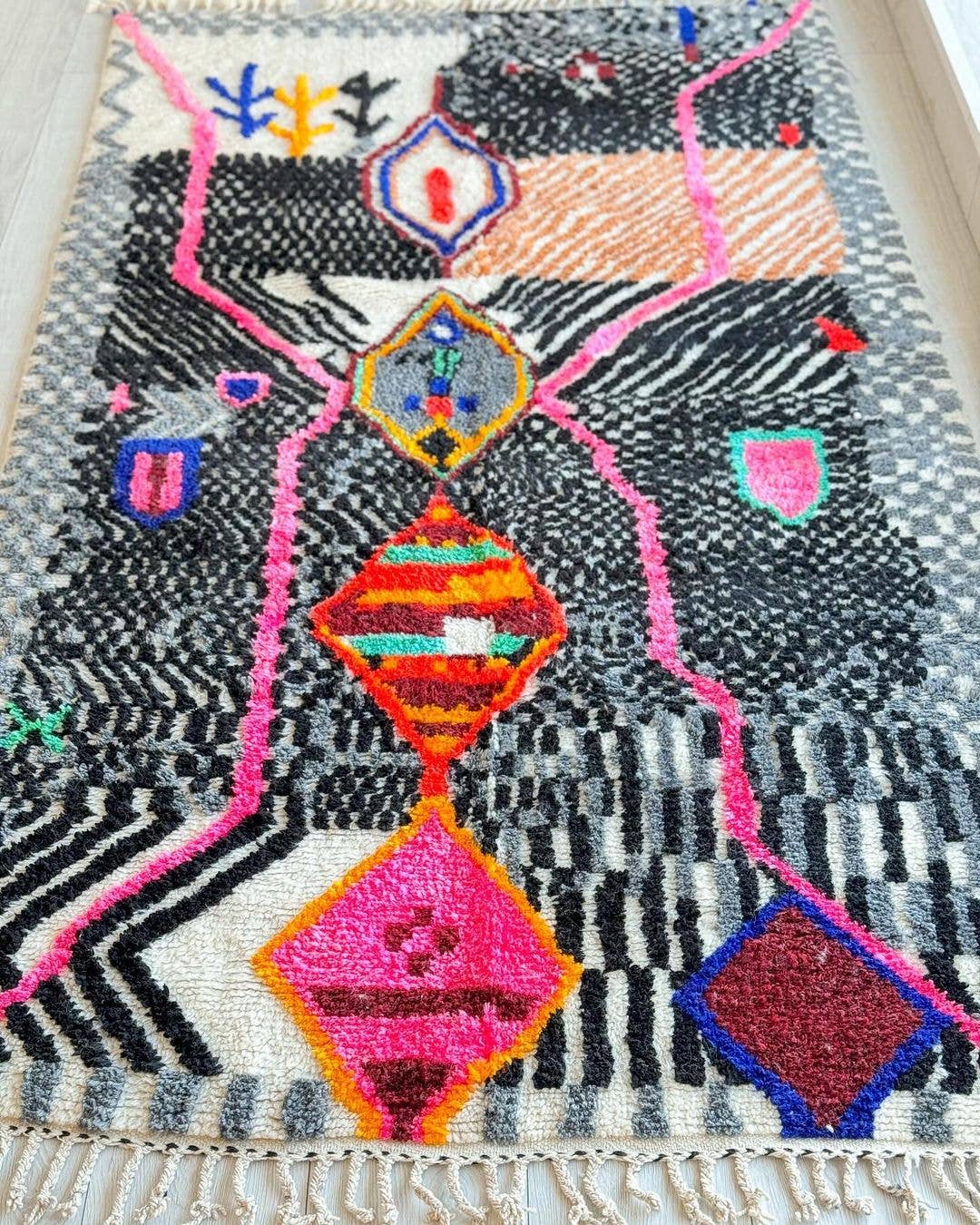 BerberNest - Wholesale Area Rug - Colorful Berber Moroccan Rug, Shag berber rug, 9x12 area rug3