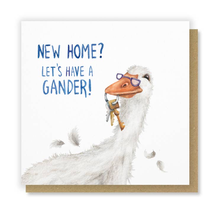 Citrus Bunn - Venta al por mayor Tarjetas de felicitación - Tarjeta de felicitación Let's Have a Gander New Home