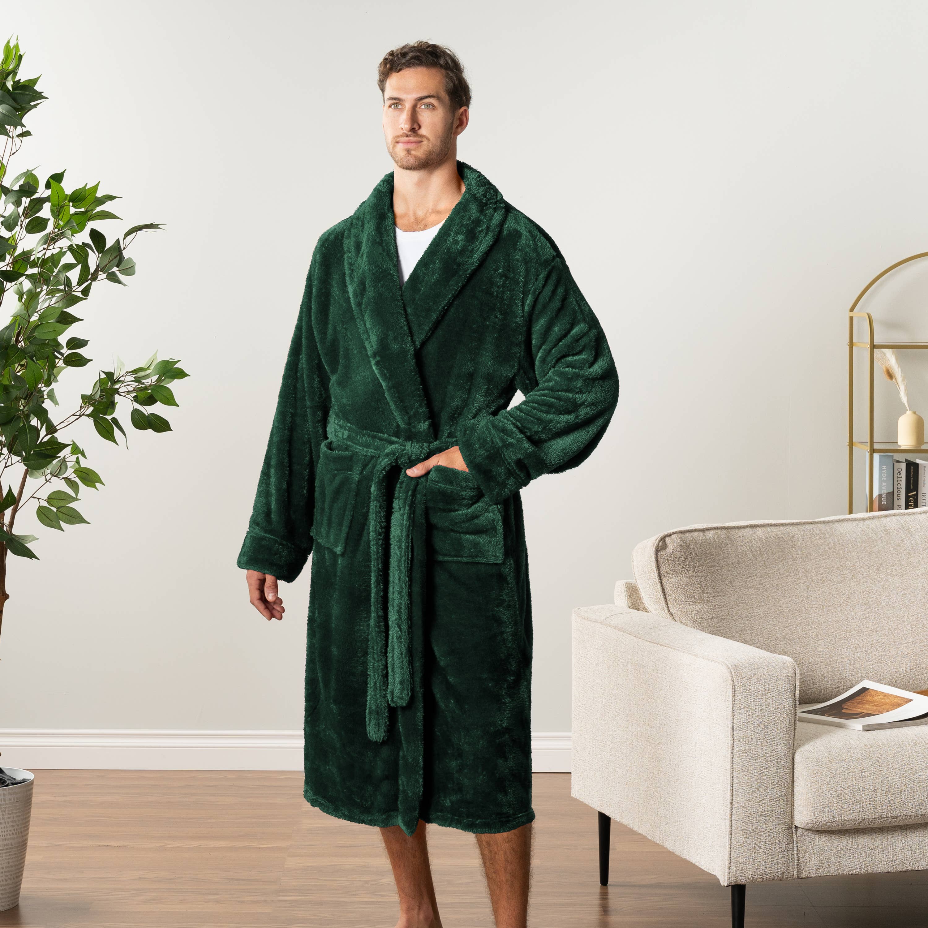 Pavilia - Wholesale Robe - Men's - Men's Sherpa Fluffy Robe43