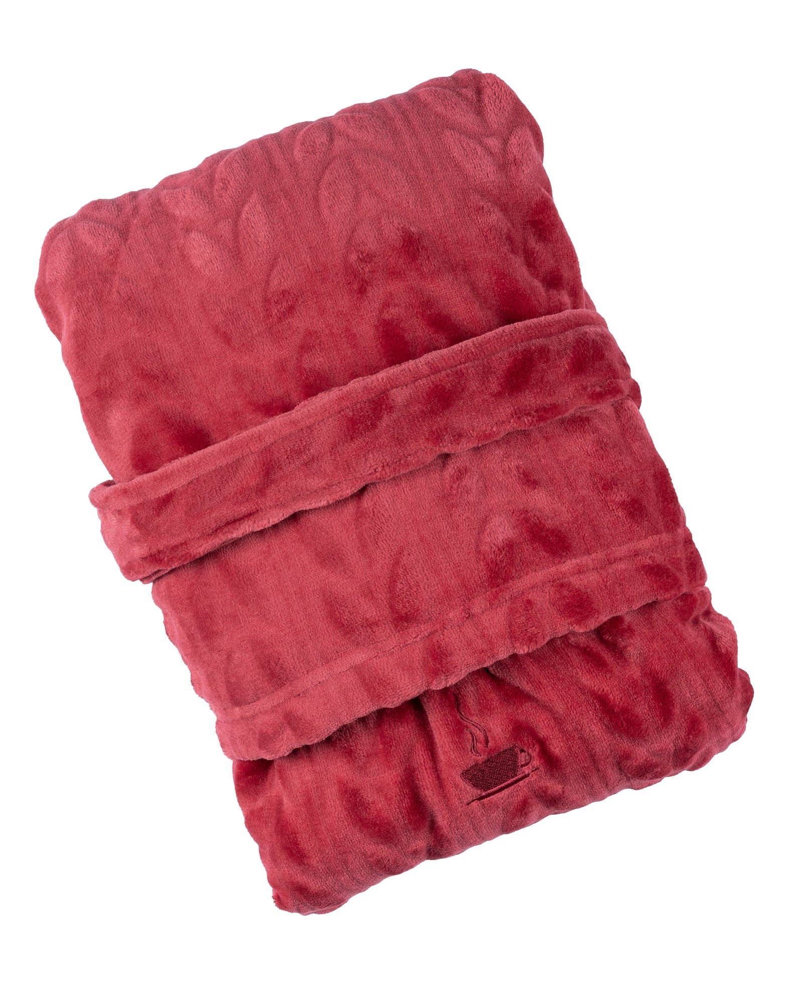 LATTELOVE – wholesale Robe – Women's – Coffee Shoppe Cozy Textured Plush Robe5