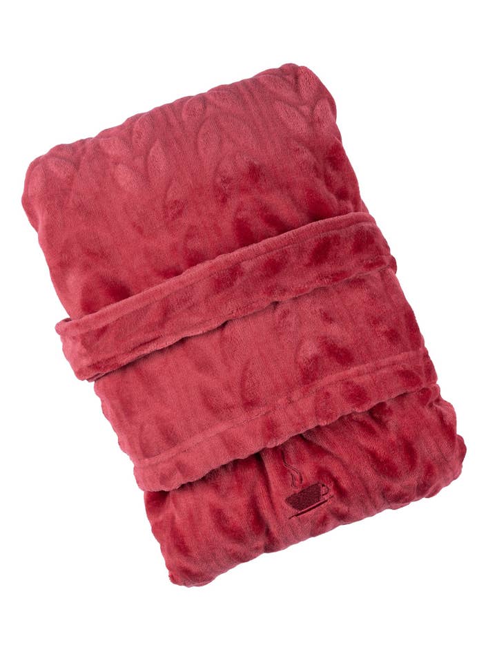 LATTELOVE by Coffee Shoppe - Wholesale Robe - Women's - Coffee Shoppe Cozy Textured Plush Robe5