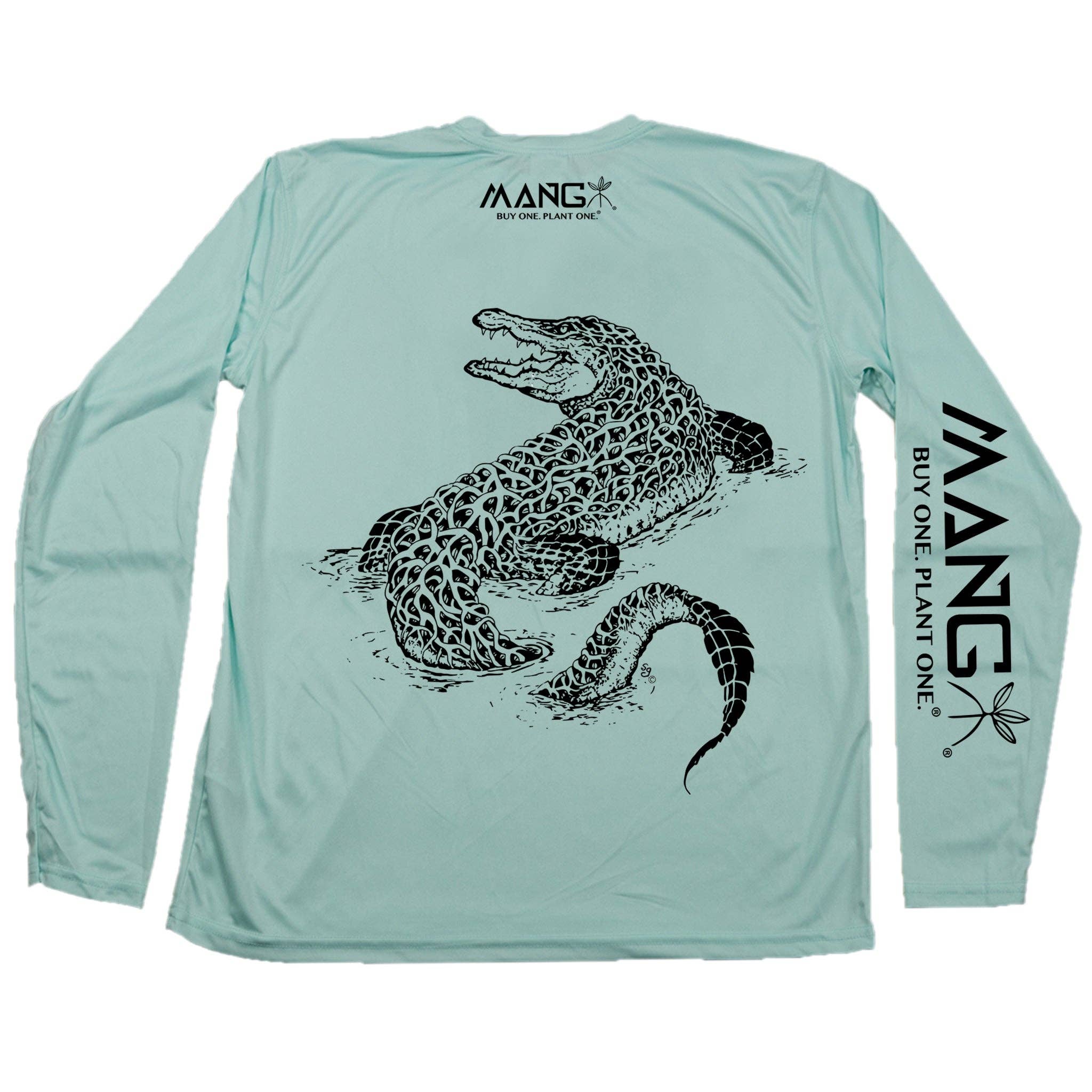 MANG - Wholesale Screen Printed T-Shirt - Unisex - Gator MANG - LS5