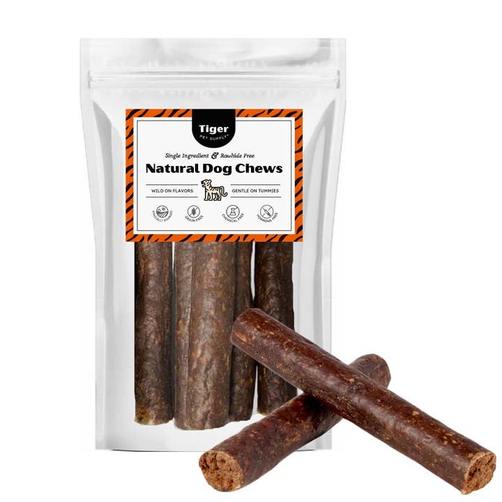 Beef Sausage Treat Chews for Dogs for wholesale by Tiger Pet Supply