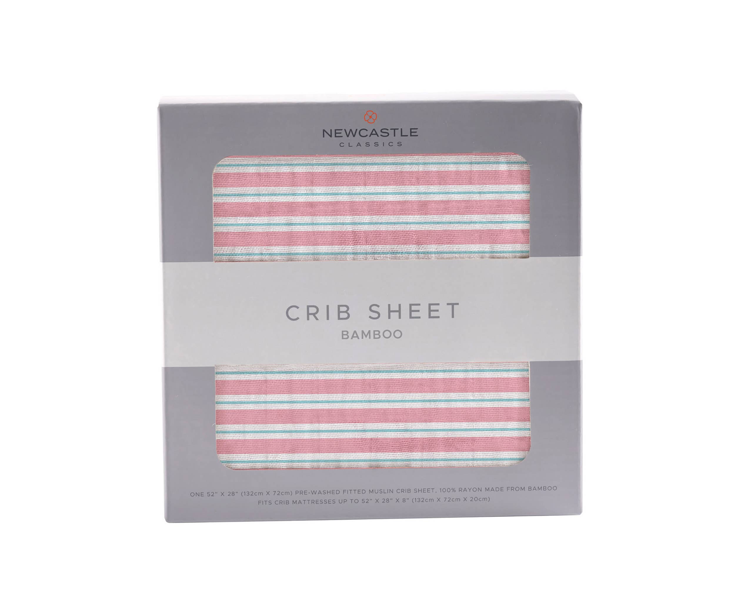 Newcastle Classics - Wholesale Cot/Crib Sheets - Candy Stripe Crib Sheet