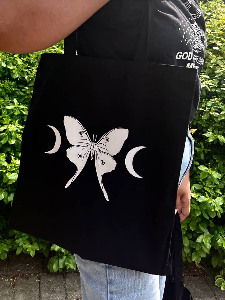 Tote Bag - "Luna Moth" for wholesale by 13th Press