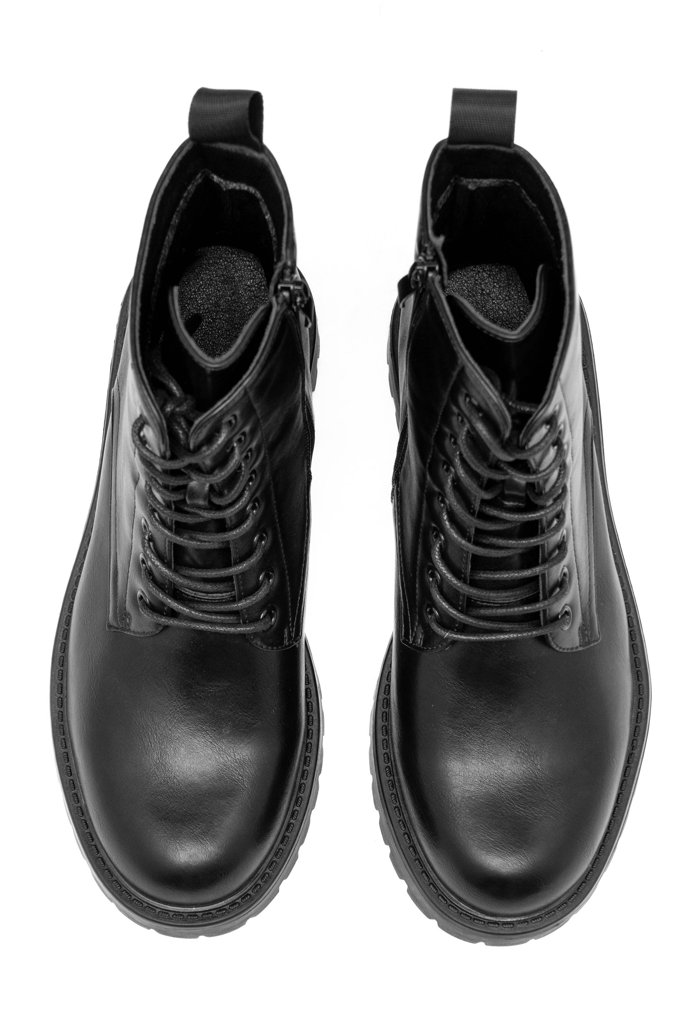 C'M PARIS - Wholesale Combat/Military Boots - Women's - Lace-Up Combat Boot with Lug Sole 92662