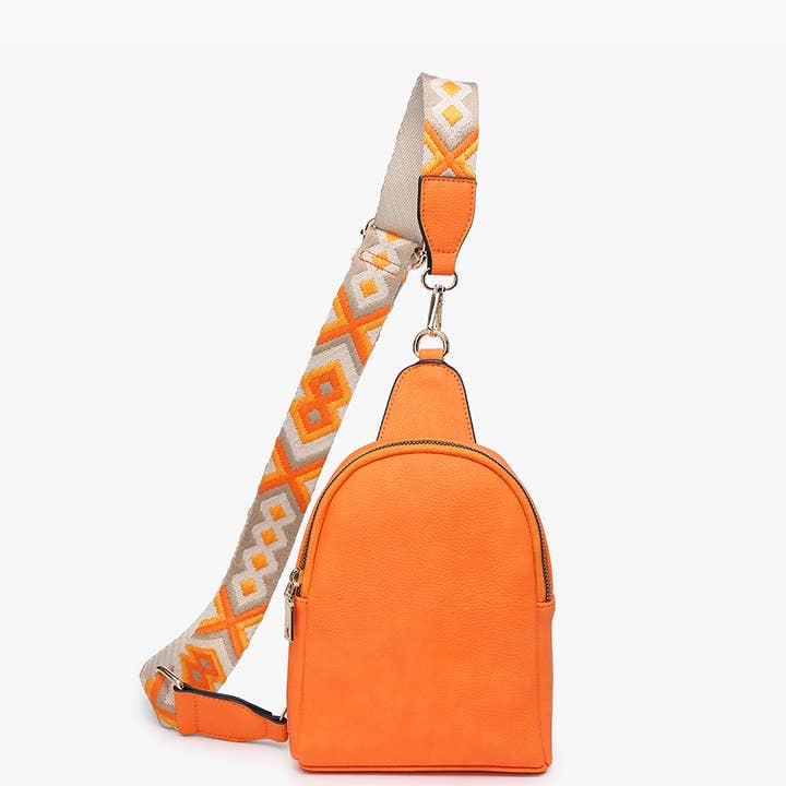 Jen & Co. - Wholesale Crossbody Bag - Women's - M2436 Ellen Sling Bag w/ Removable Guitar Strap