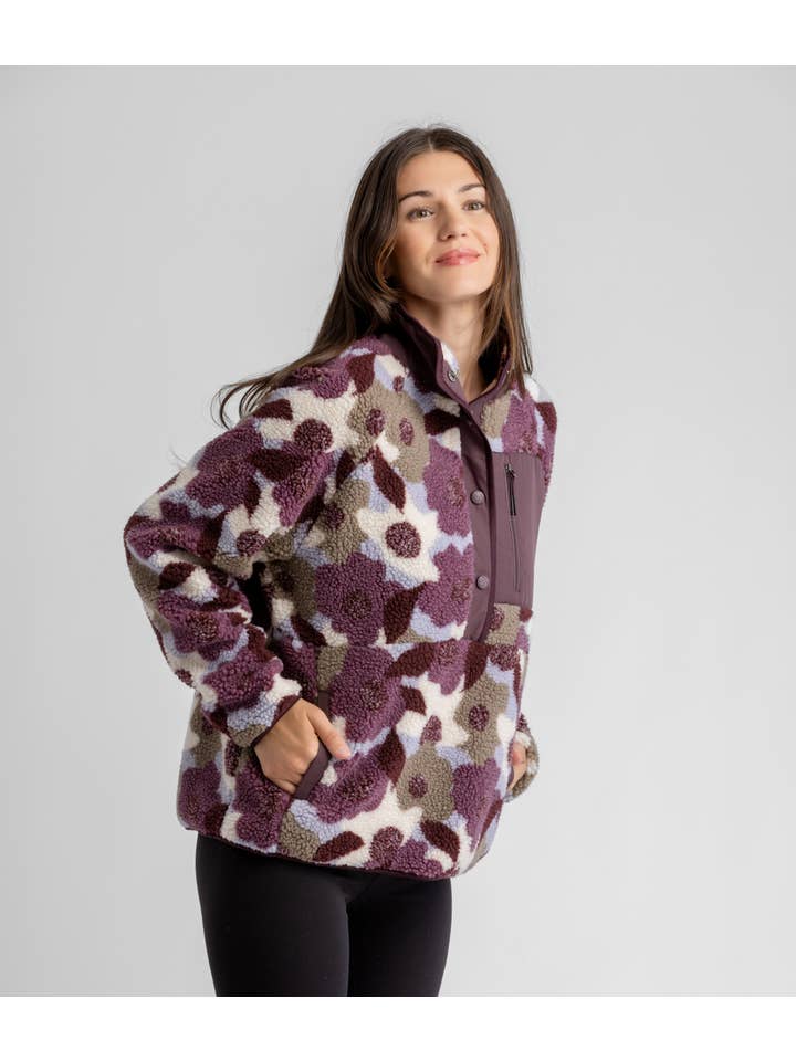 LIV Outdoor – Engroshandel Sweatshirt - Dame – Kvinders Tara Jersey-foret Snap-Up Pullover12