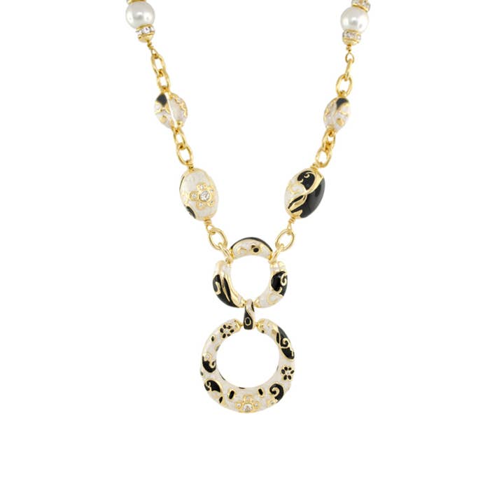Daisy Swirl Necklace for wholesale by Lauren G Adams