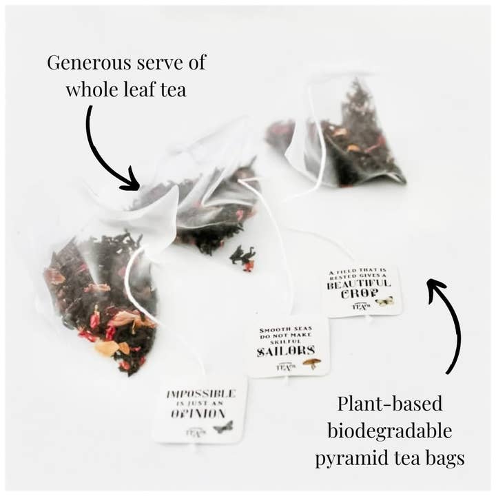 Inspirational Tea Co. - Wholesale Tea Bags - English Breakfast Teabags Inspirational Tags 25pk
