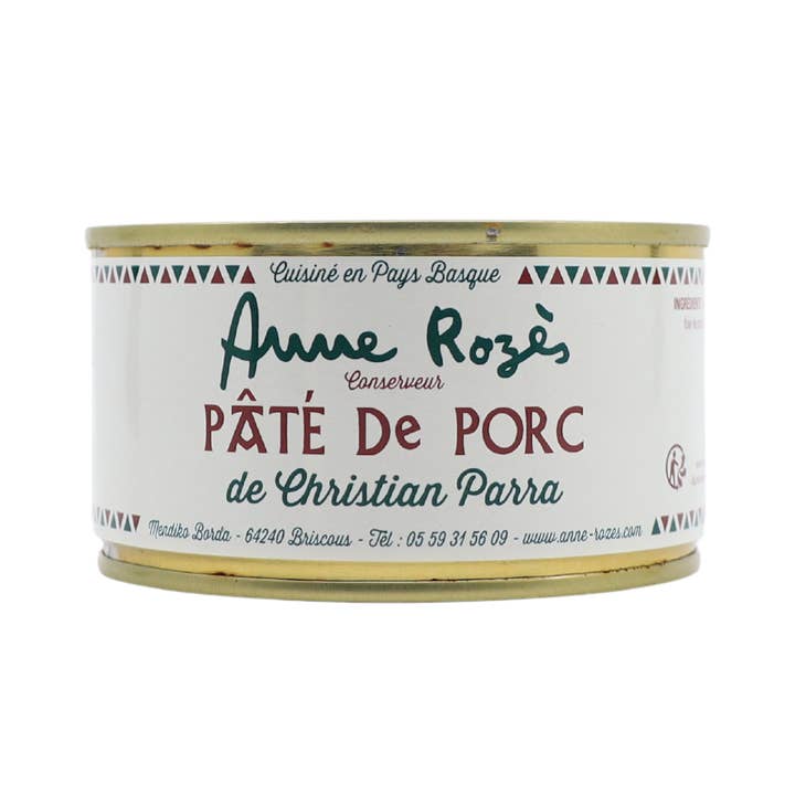 Anne Rozès - Vendita all'ingrosso Pesce in scatola - Torta di maiale Christian Parra 200g