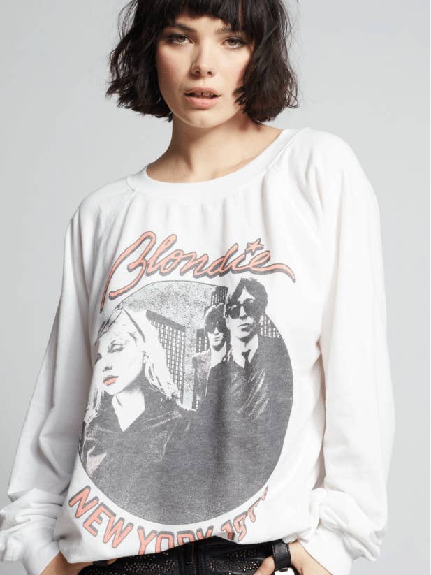 White 302425 - 730 Blondie Made In Nyc Sweatshirt for wholesale on Faire