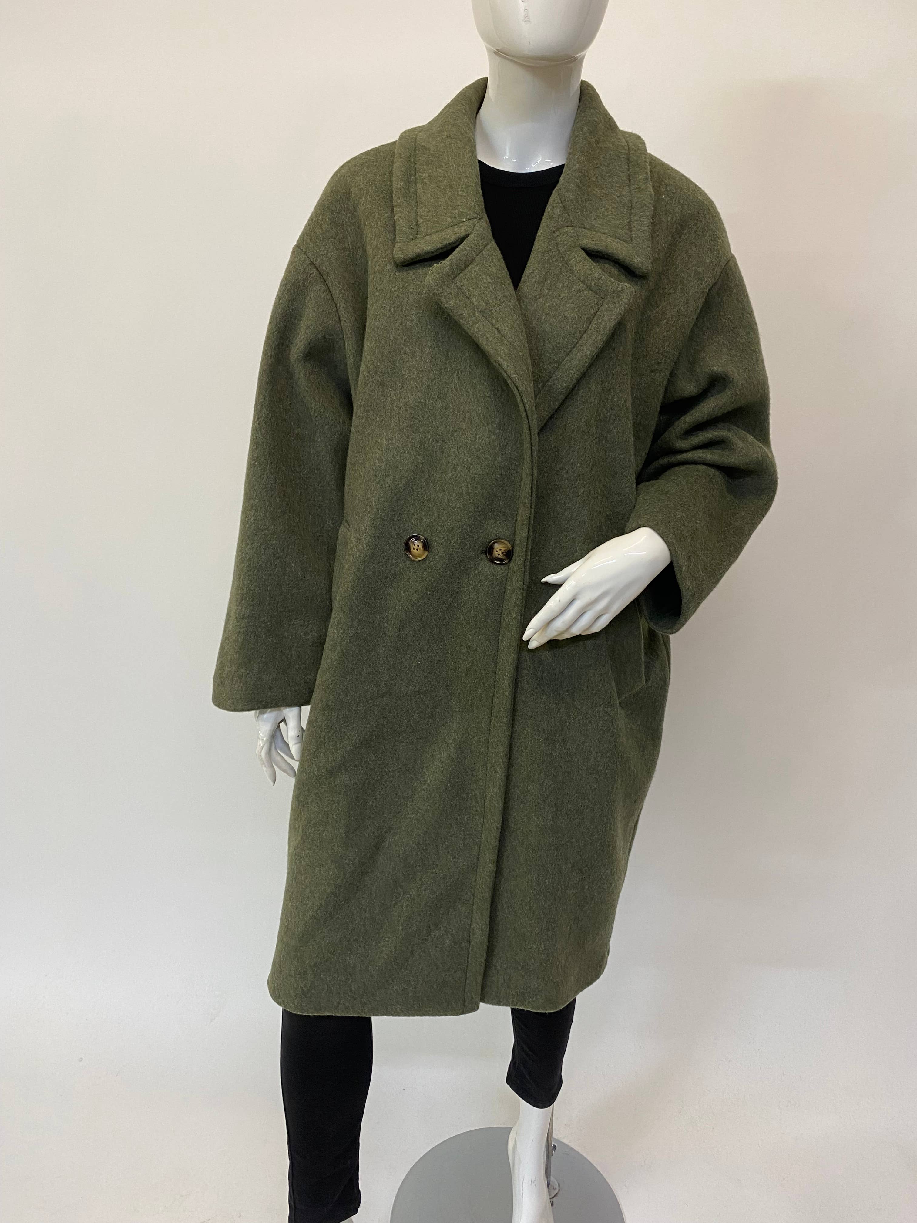 ORNELLA PARIS - Vente Manteau – femme - Manteau long chic à bouton BLL-M99356