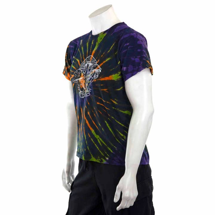 Siesta - Wholesale Screen Printed T-Shirt - Unisex - Mushroom Design T-Shirt