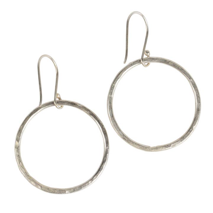 Ten Thousand Villages - Wholesale Dangle Earrings - *Hammered Ring Earrings