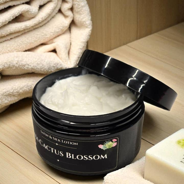 Satin & Silk Lotion 8 oz Jar (Online Only- Buy 3 for $30 for wholesale by Bear Ridge Essentials