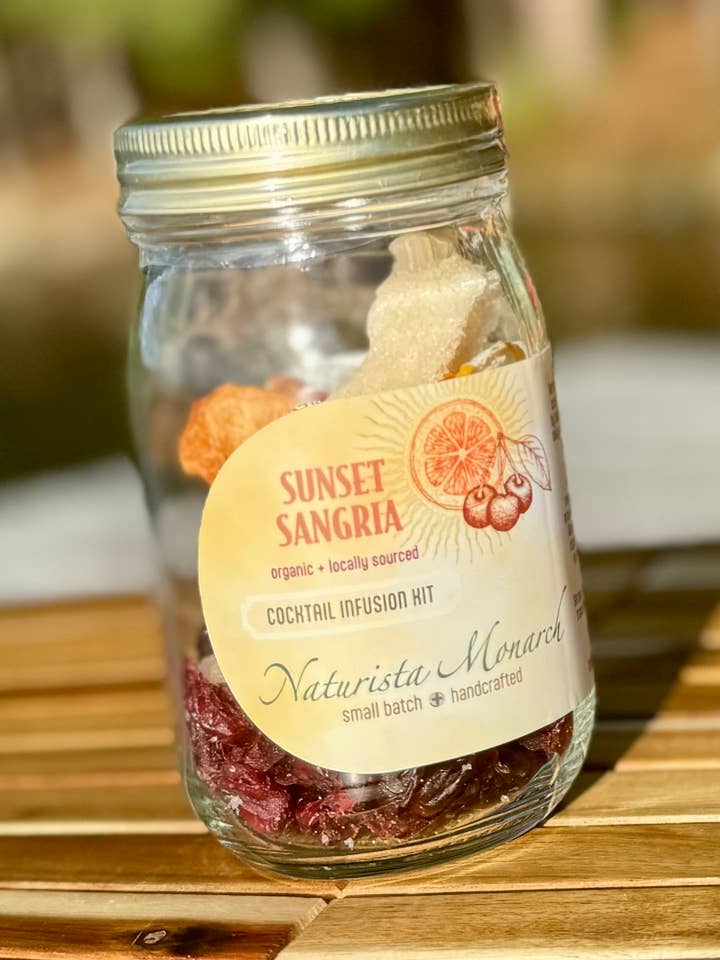 Sunset Sangria - Northwoods Handcrafted Cocktail or Mocktail for wholesale by Naturista Monarch