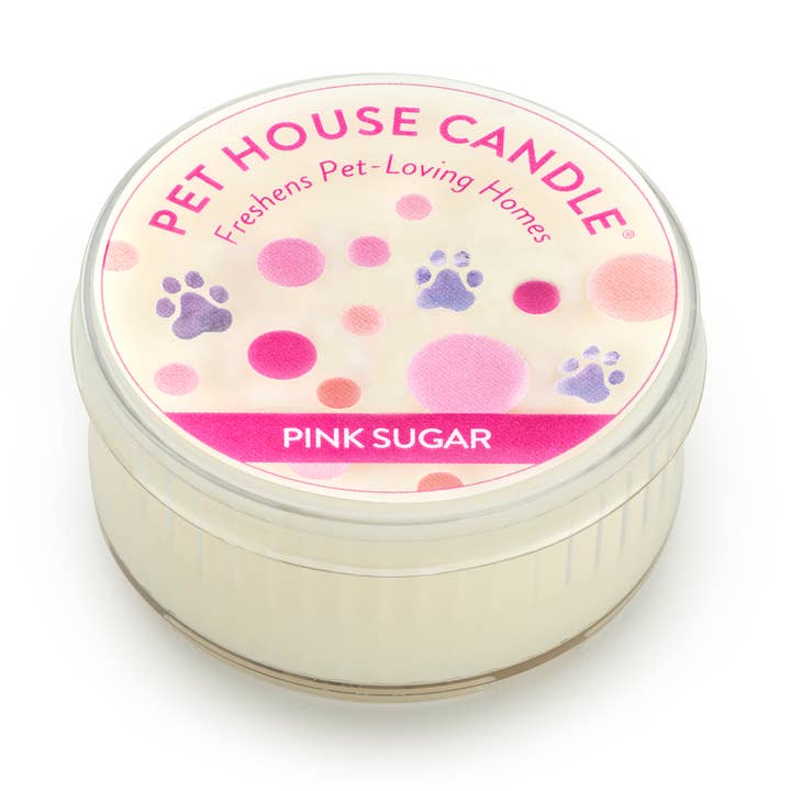 Pink Sugar Mini Candle 1.5 oz for wholesale by Pet House by One Fur All