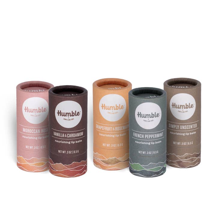 Humble Brands, Inc. - Wholesale Lip Balm Set - Variety Plastic-Free Lip Balm (25-pack)