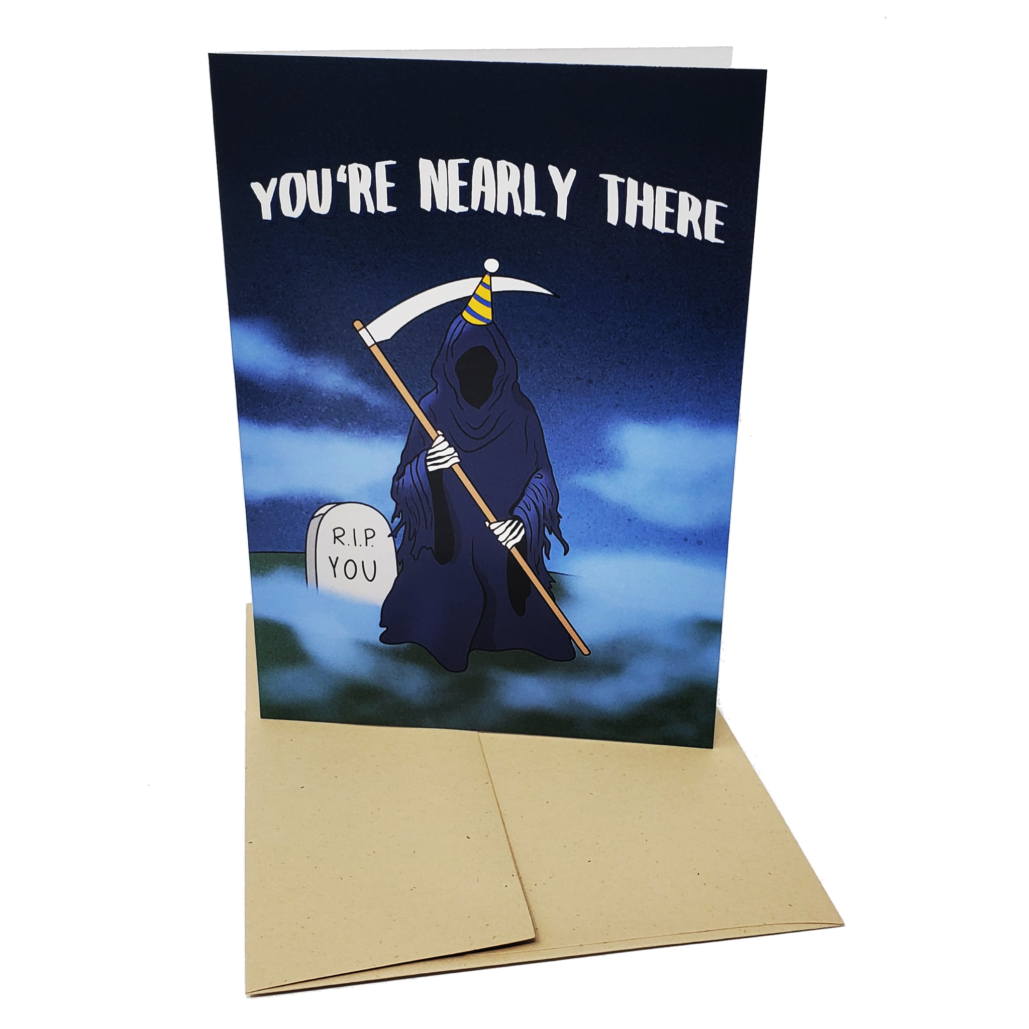 Sleazy Greetings - Wholesale Birthday Card - You're Nearly There2