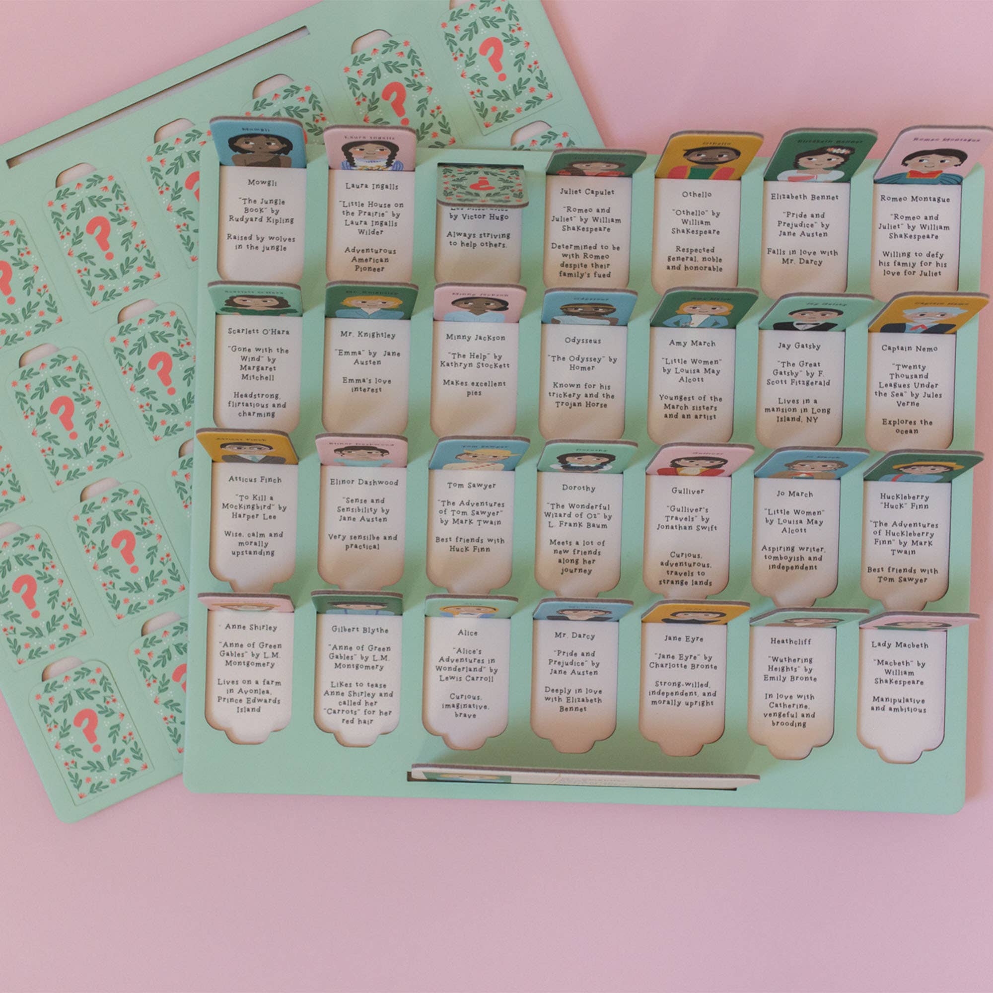 Pippi Post – wholesale Brädspel – Literary Who's Who – Gissningsspel med litterärt tema8