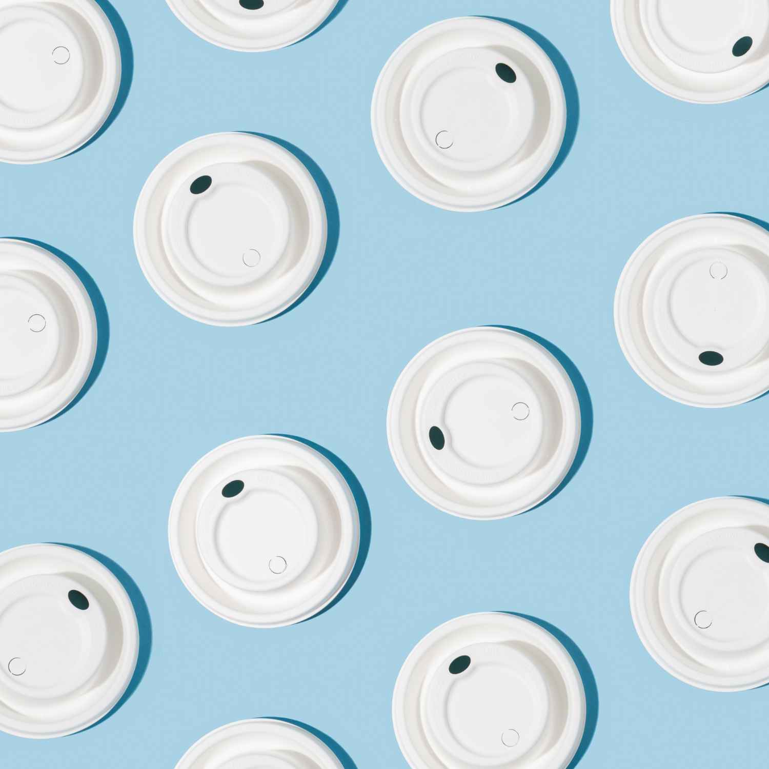 Hay Straws - Vente Couvercle de boisson - HAY! Straws® Couvercles à café compostables 12oz9