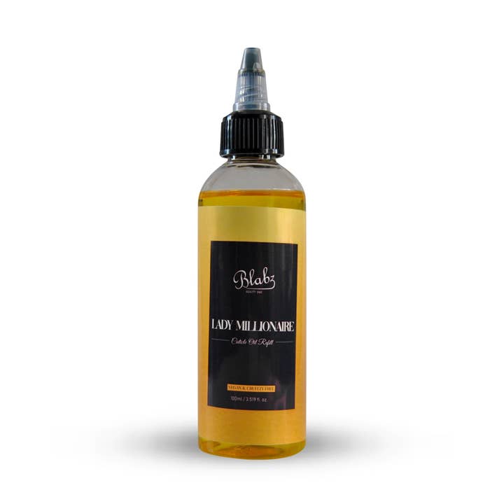Lady Millionaire Scented 100ml Cuticle Oil Refill Bottle for wholesale by Blabz Beauty Bar