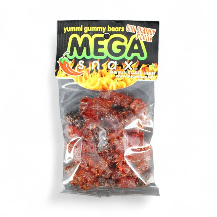 MegaSnax Yummi Gummi Bears with Chili And Chamoy for wholesale by MEGASNAX