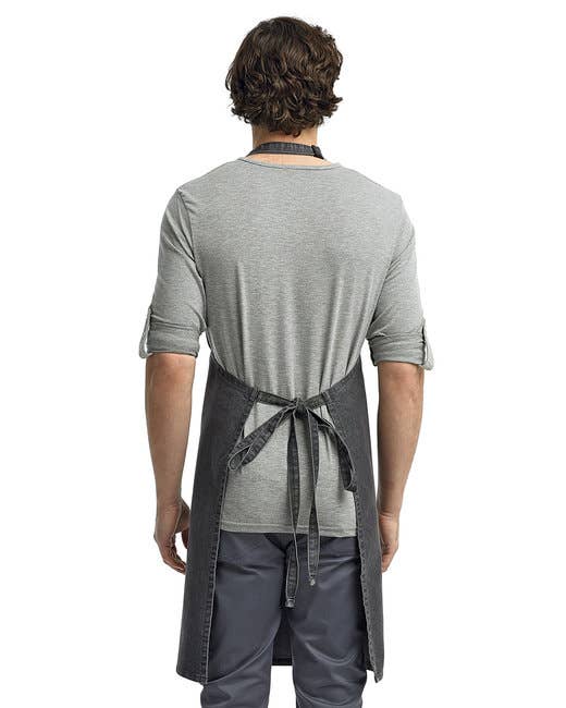 One Nine - Vendita all'ingrosso Grembiuli - Grembiule personalizzato ricamato - DENIM3