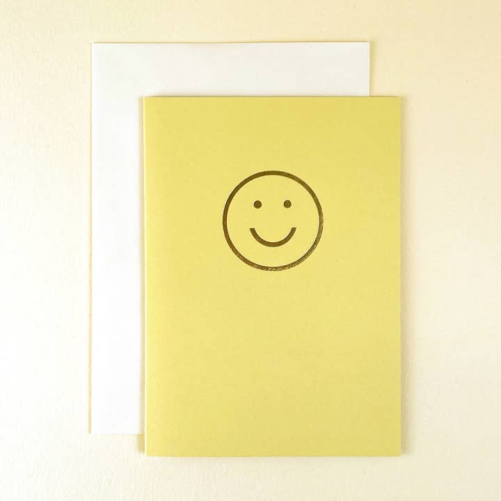 Smiley birthday card for wholesale by Mean Mail