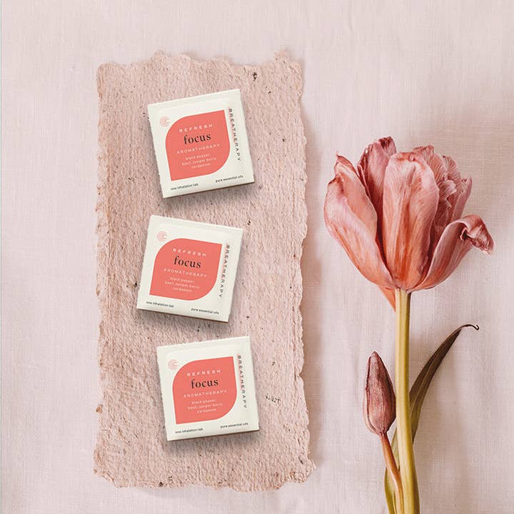 Breatherapy - Wholesale Aromatherapy Inhaler - FOCUS Aroma Patches Concentration + Mental Clarity (8-ct.)7