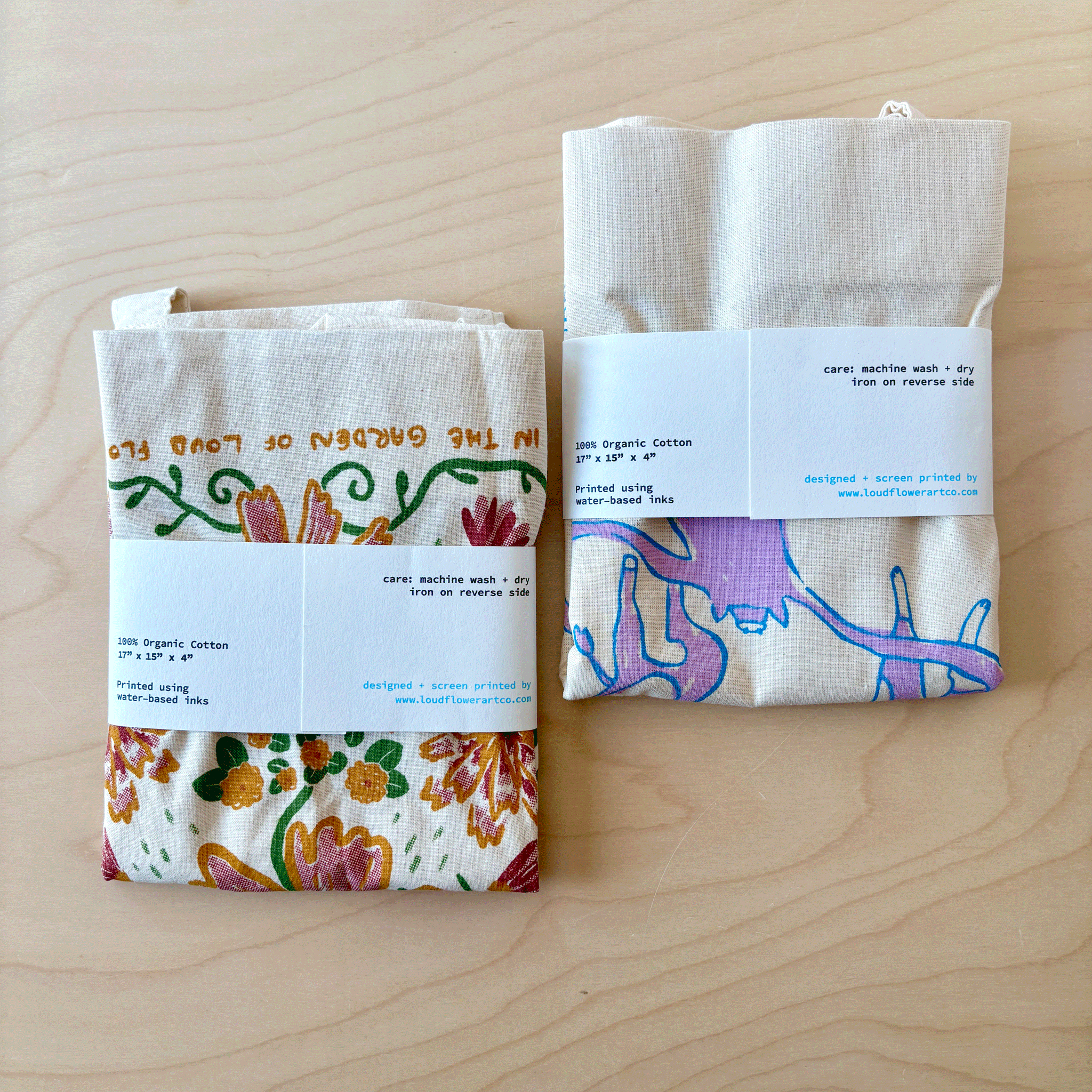 Loud Flower Art Co - Wholesale Tote Bag - Unisex - Expansive Meadow Mindset Tote Bag3