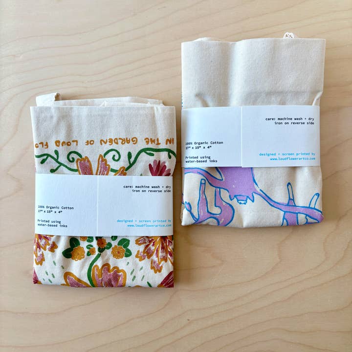 Loud Flower Art Co - Wholesale Tote Bag - Unisex - Expansive Meadow Mindset Tote Bag3