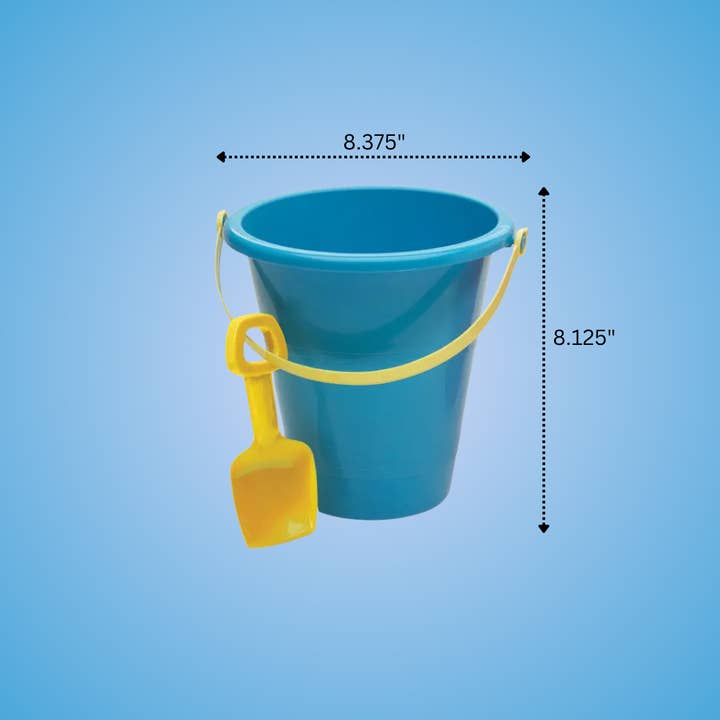 American Plastic Toys - Wholesale Toy Set - Kids - 8" Pail & Shovel Plastic Toys for Kids2