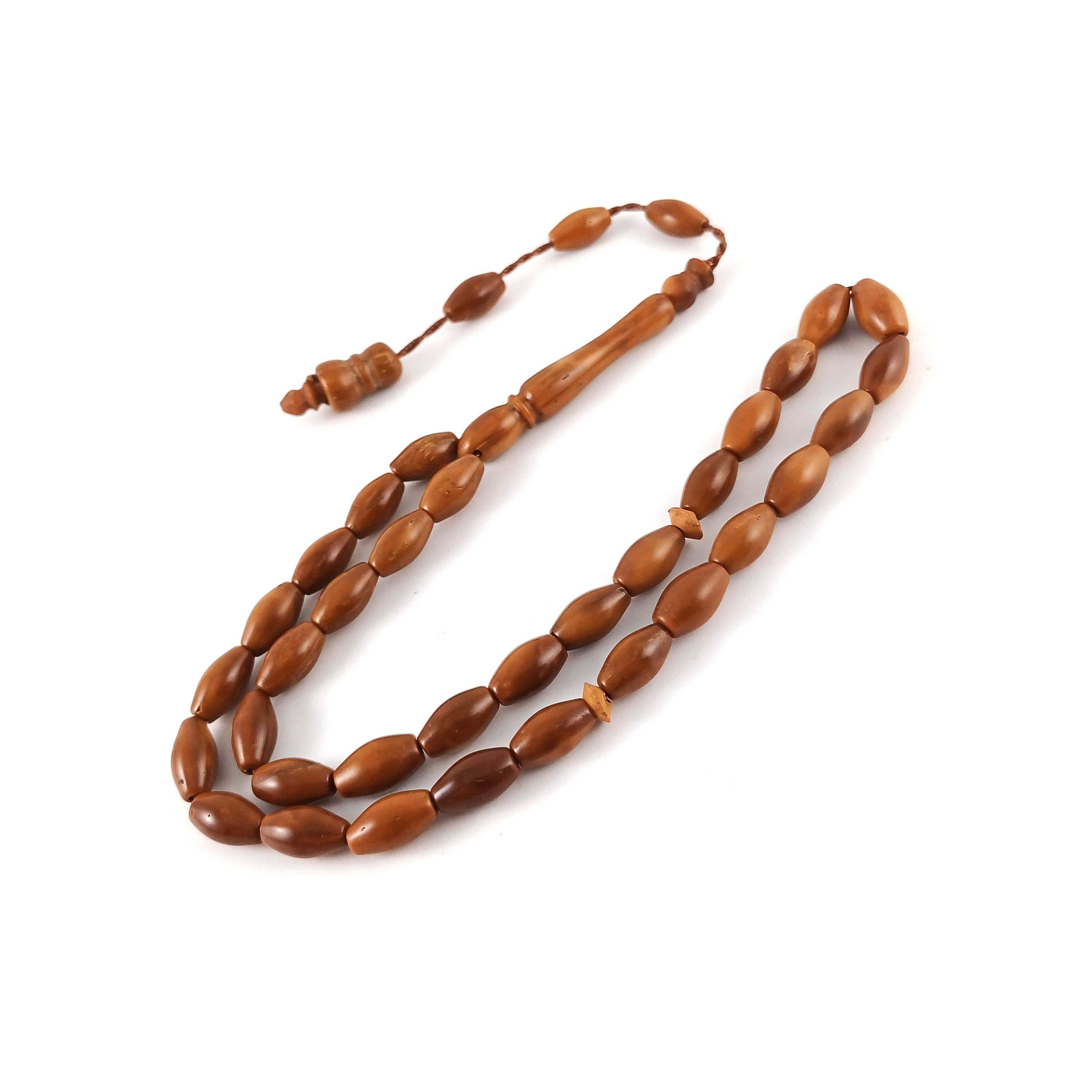 Aladdin - Wholesale Prayer Beads Necklace - Selderesi | Genuine Kuka Wood Tasbih0