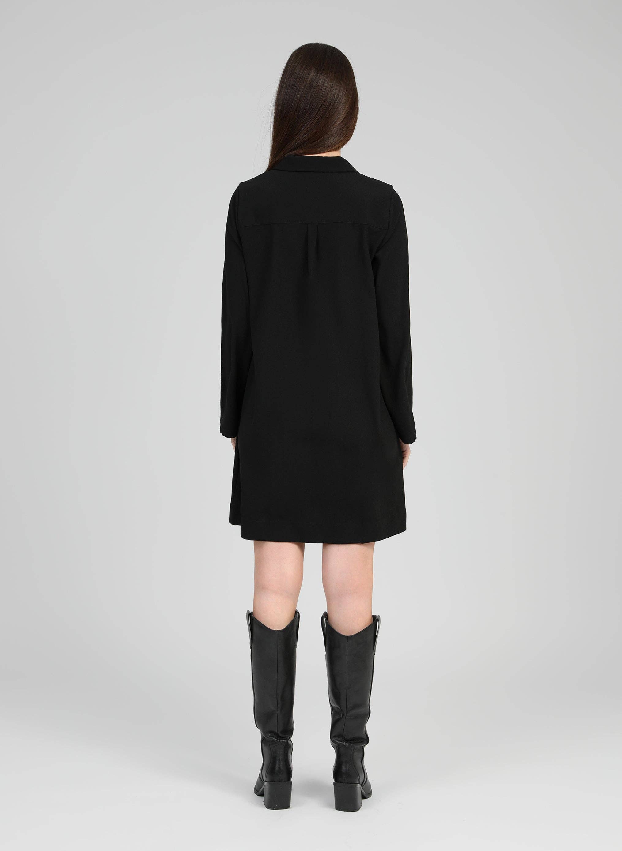 An'ge – Großhandel Kleid – Damen – KURZES KLEID MAPAUL schwarz3