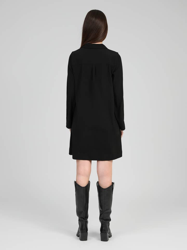 An'ge – Großhandel Kleid – Damen – KURZES KLEID MAPAUL schwarz3