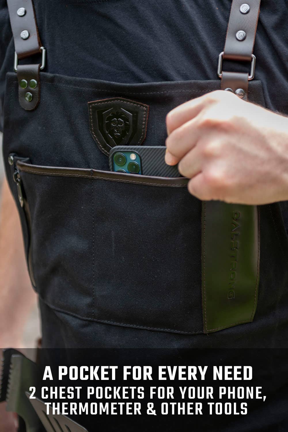 Dalstrong - Wholesale Kitchen/Utility Knife - BBQ Apron | Heavy-Duty Waxed Canvas | Dalstrong ©2